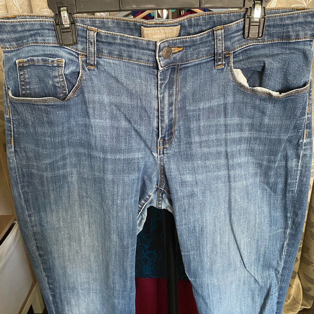 Banana Republic Blue Skinny Jeans